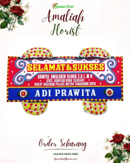 Papan Bunga Ucapan Selamat tikala
